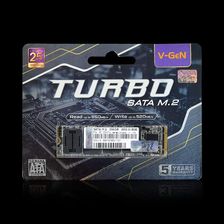 SSD V-GeN 256GB SATA M.2 TURBO